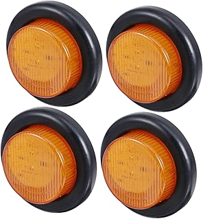 SUPVOX 4 Peças De Luzes Laterais De Caminhão Acessórios Vermelhos Acessórios De Reboque Acessórios Vermelhos Para Luzes De Marcação LED Laterais Do Carro Indicadores De Caminhão Luz