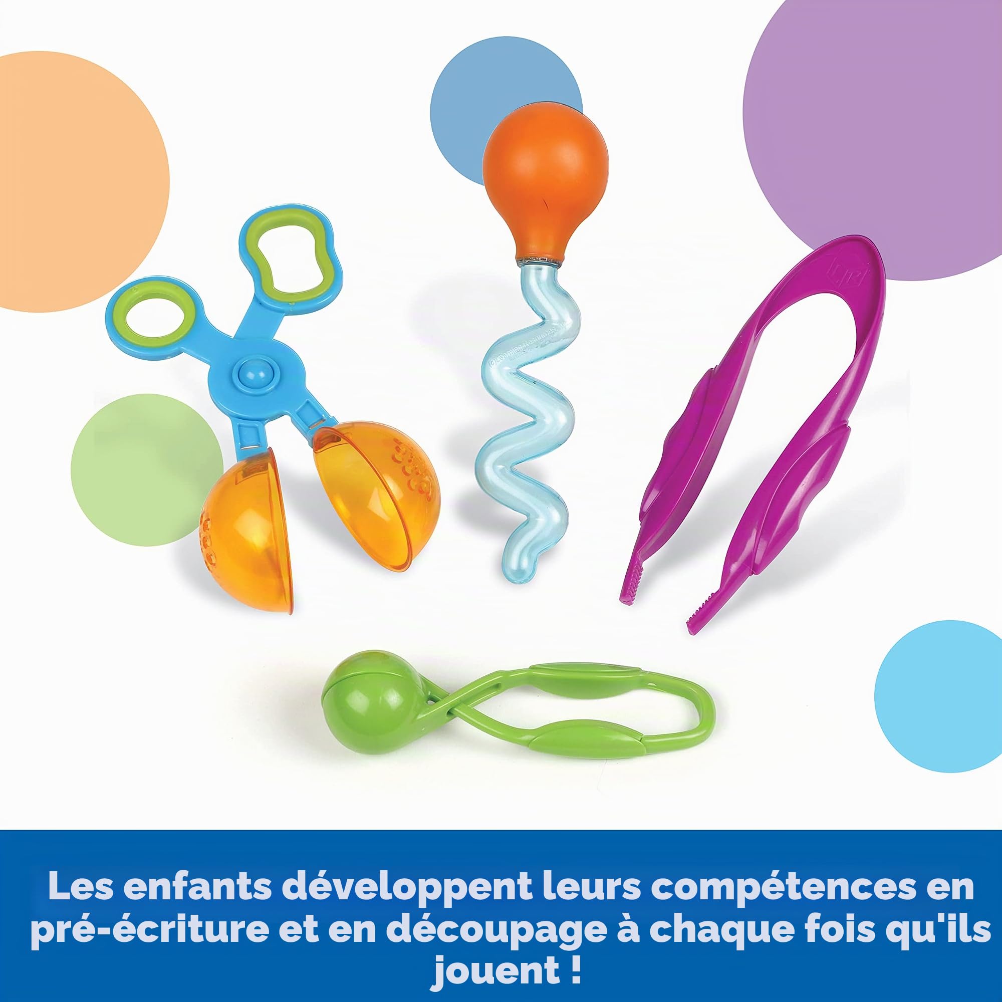 Learning Resources Kit de motricité Fine Helping Hands pour la Classe de, Jouets d’Apprentissage pour Les Tout-Petits, matériel d’Enseignant pour la Classe, Jouets sensoriels pour Les Tout-Petits