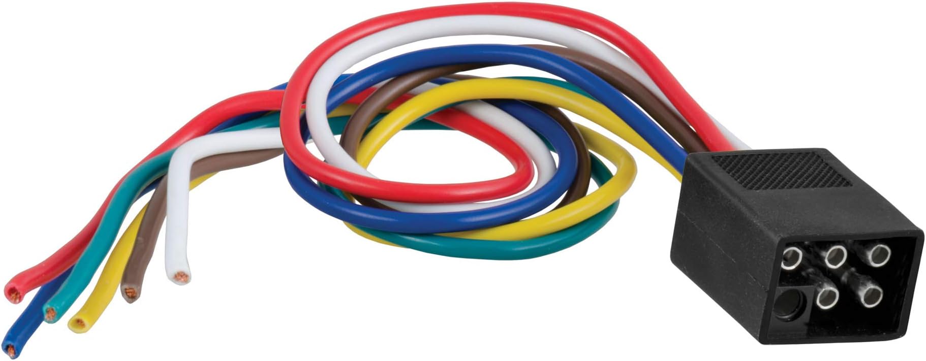 CURT 58034 6-Way Square Wiring Connector - Canada