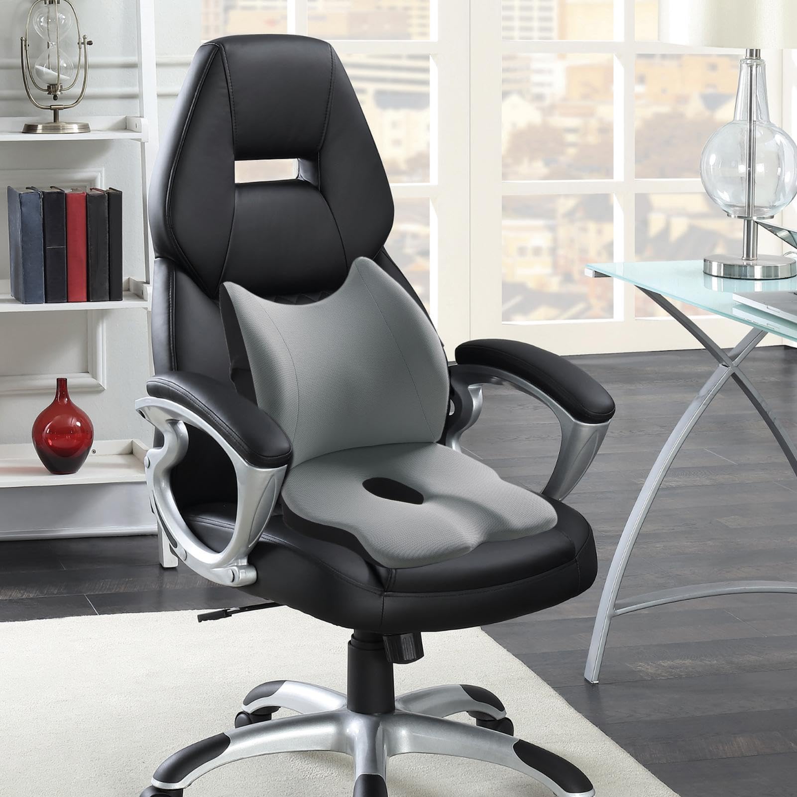 Coussin Support Pour Siège Auto Support Lombaire Ergonomique Polyvalent