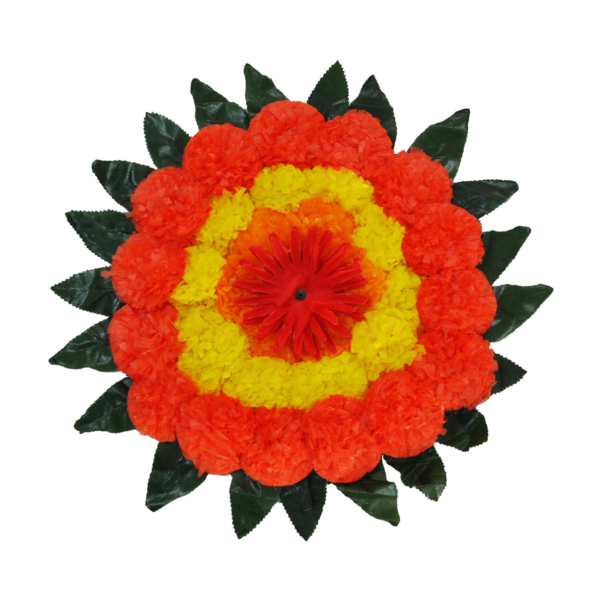 Diwali/Puja/House Warming/Haldi/Wedding Artificial Flower Decoration,38 cm