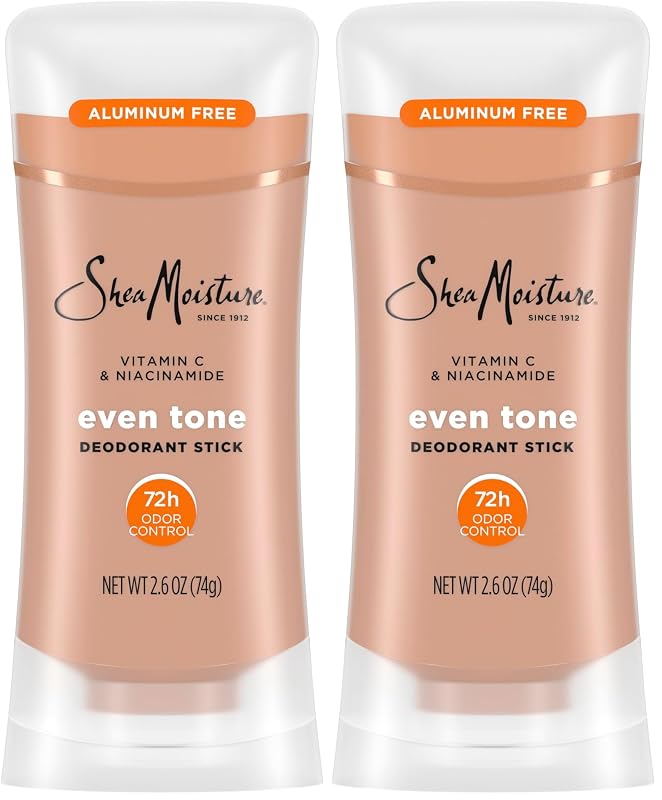 Desodorante em bastão Shea Moisture sem alumínio, fragrância Fresh, 2,6 oz, pacote com 2