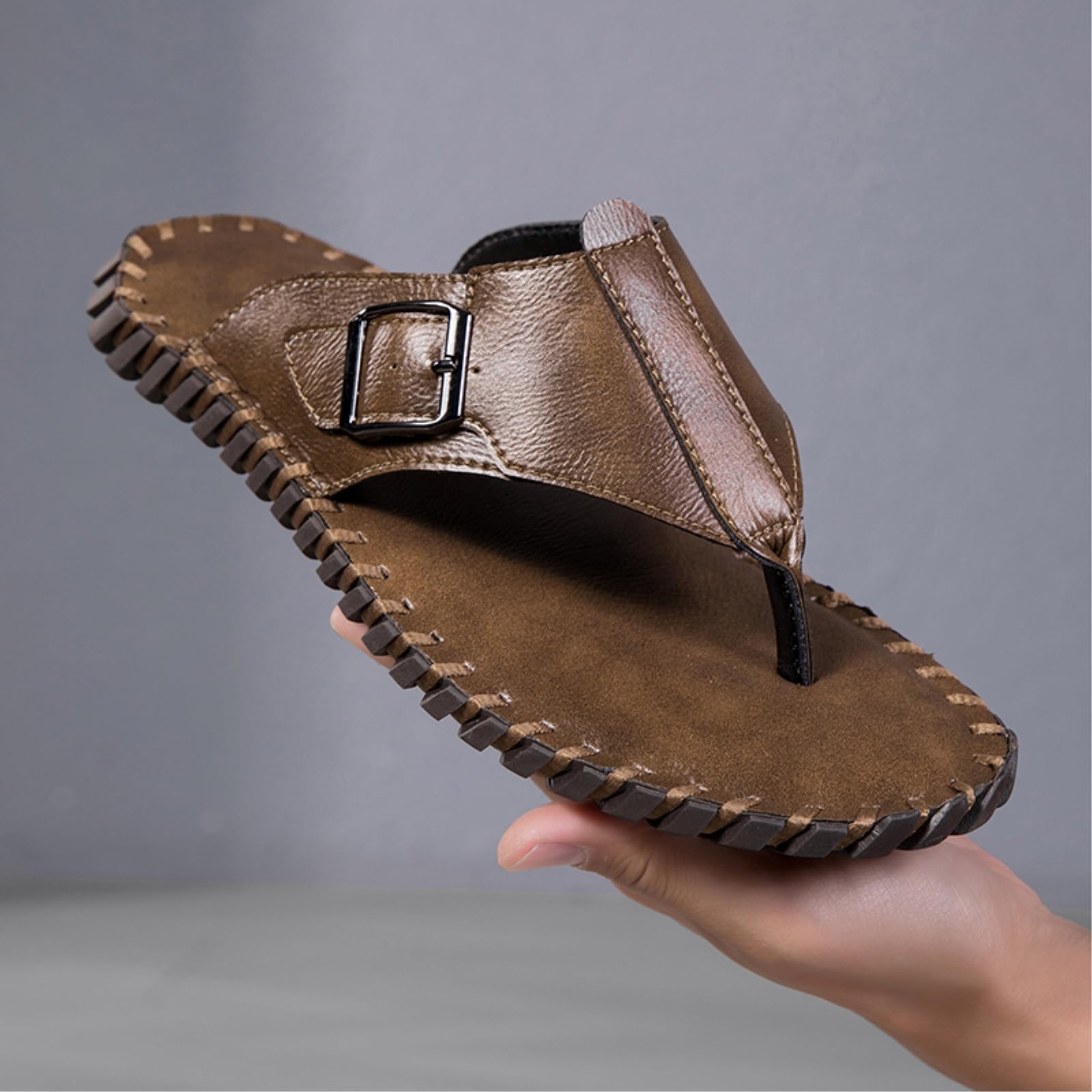 Chanclas Ocio Caminar Hombres Zapatos De Playa Casuales Tamaño Grande Sandalias Masculinas Zapatillas Verano Diapositivas Secas Rápidas Medio Arrastre-black-46