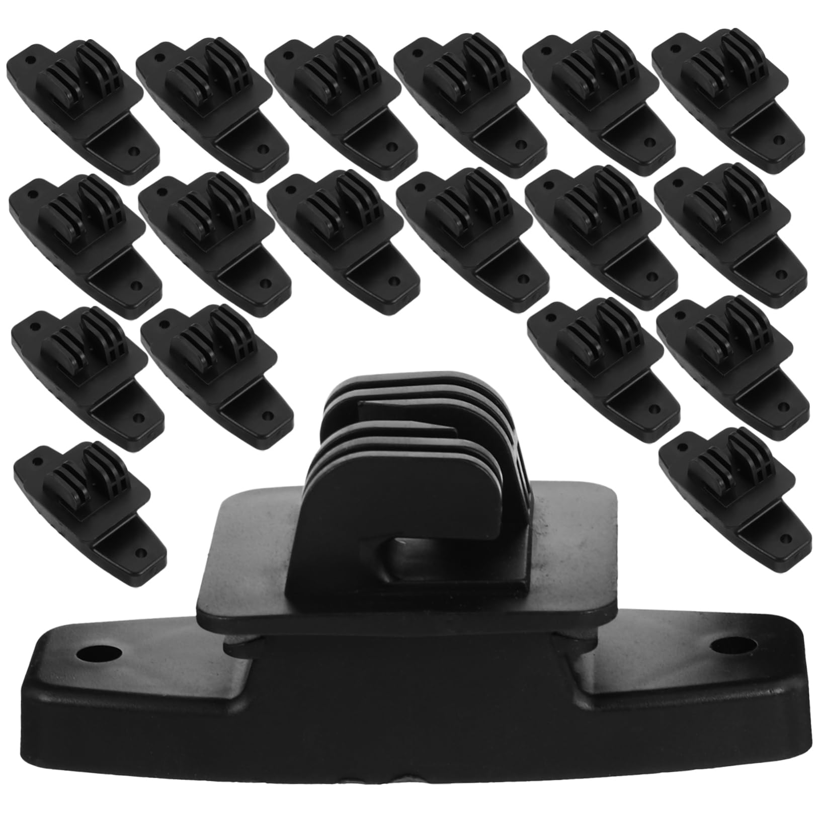 Isolatori per Recinzioni Elettriche Isolanti Sicuri 50 Pezzi in Pp Nero Isolazione per Filo Recinzione Fai da Te per Persone e Animali