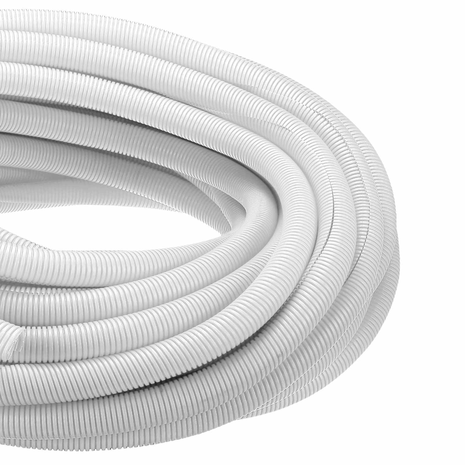 DMiotech 100ft Wire Loom Split Tubing 1 1/4 Inch(31.8mm) ID White