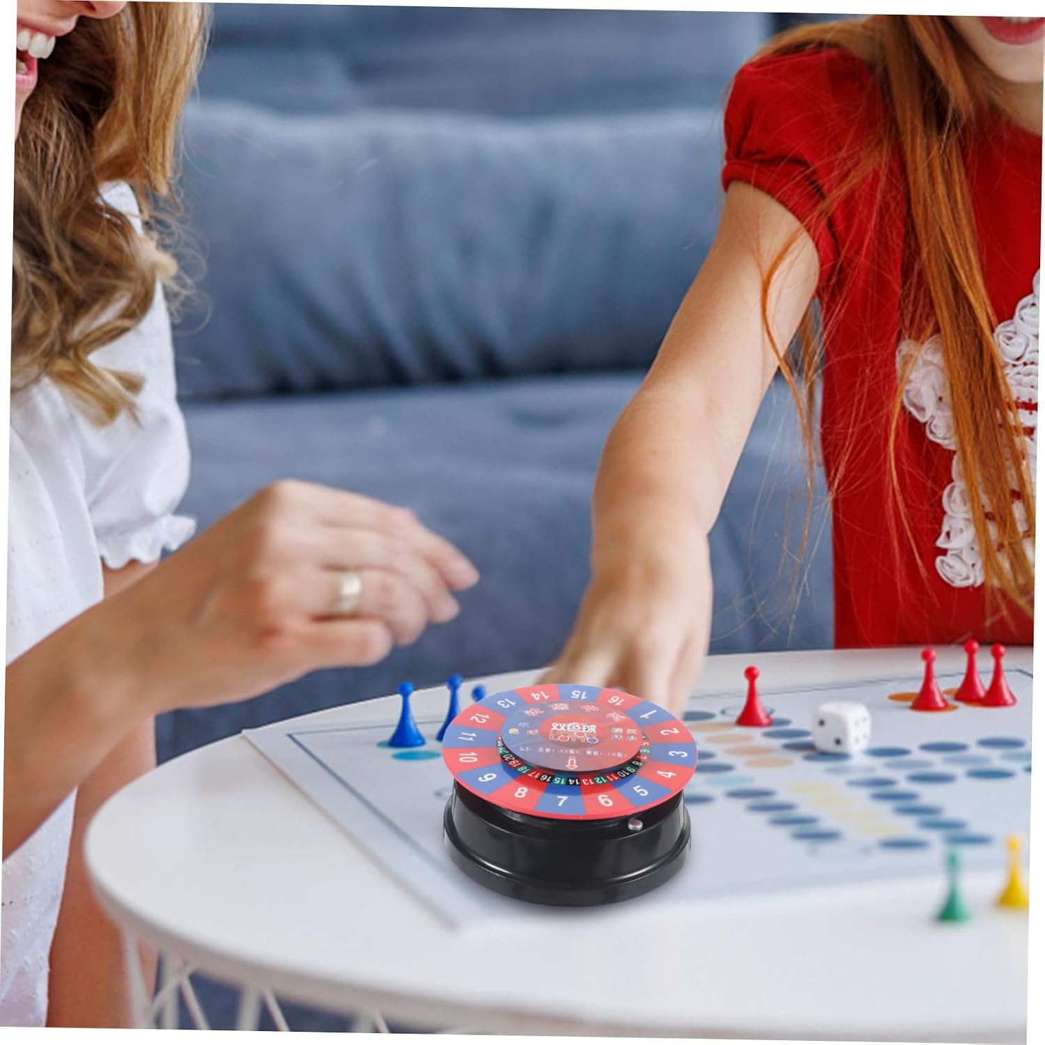 Electric Roulette Wheel Game Turntable Interactive Party Prop for Raffle Games and Entertainment Accessories for Parties and Gatherings