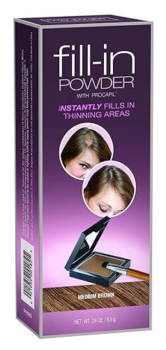 Miniatura 3 de Paquete de 3 cubra su polvo de relleno gris con Procapil (marrón medio) con champú sin sulfato