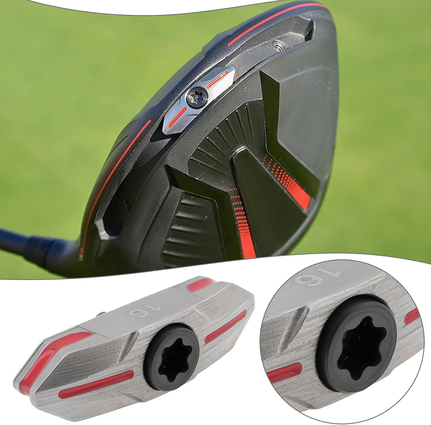 Create idea 1Pc 16g Golf Driver Club Head Weight Screw Replacement Compatible with Ping G410 SFT LSF SF TEC Driver and G410 Plus Driver image 3