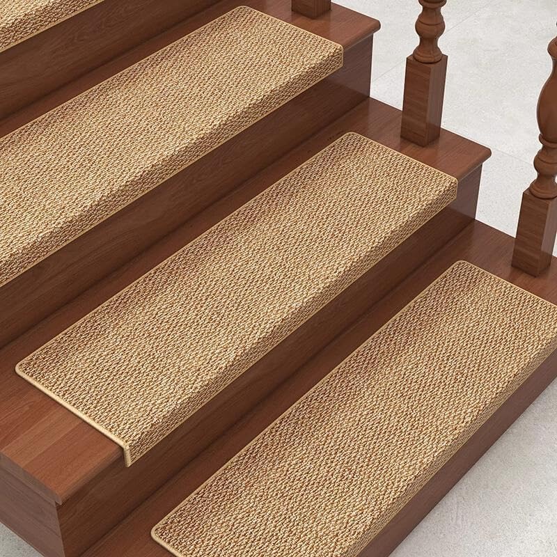 Self Adhesive Stair Treads Carpet with Lip, Bullnose
