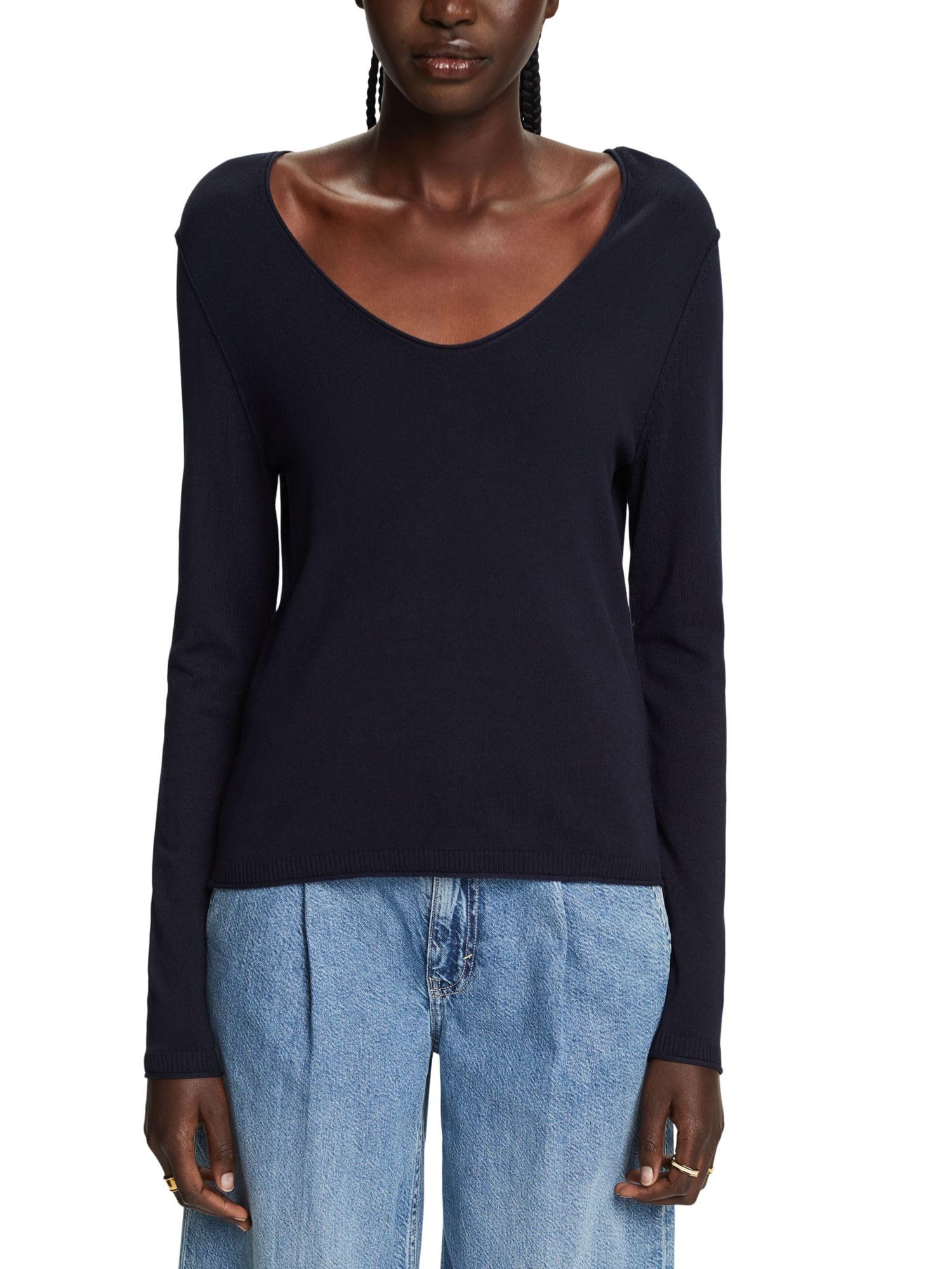 ESPRIT Women's Jumper, 400/Navy, M