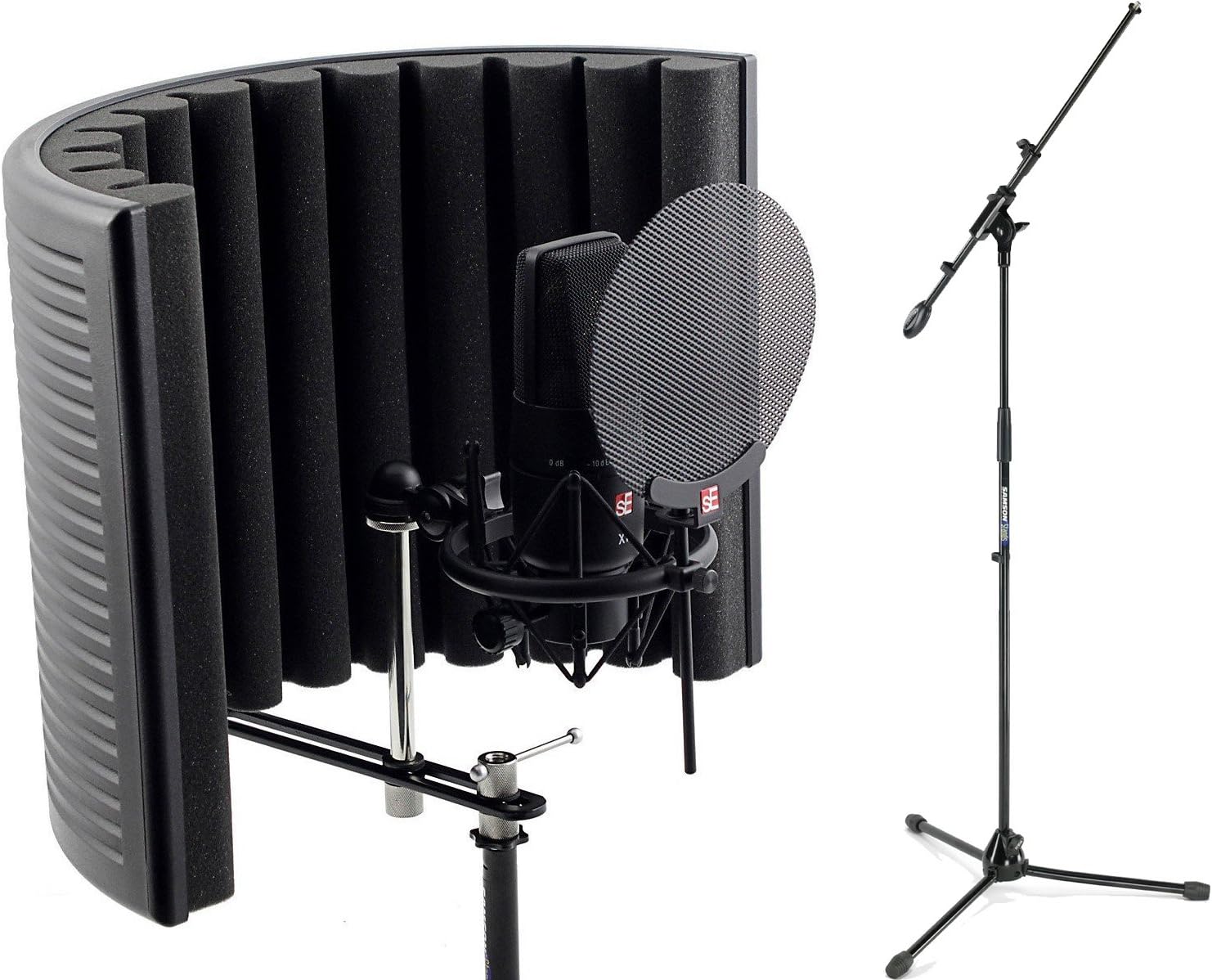 sE Electronics X1 LDC Studio Bundle with Shock Mount, Pop Filter, RF-X Reflexion Filter, and Cable