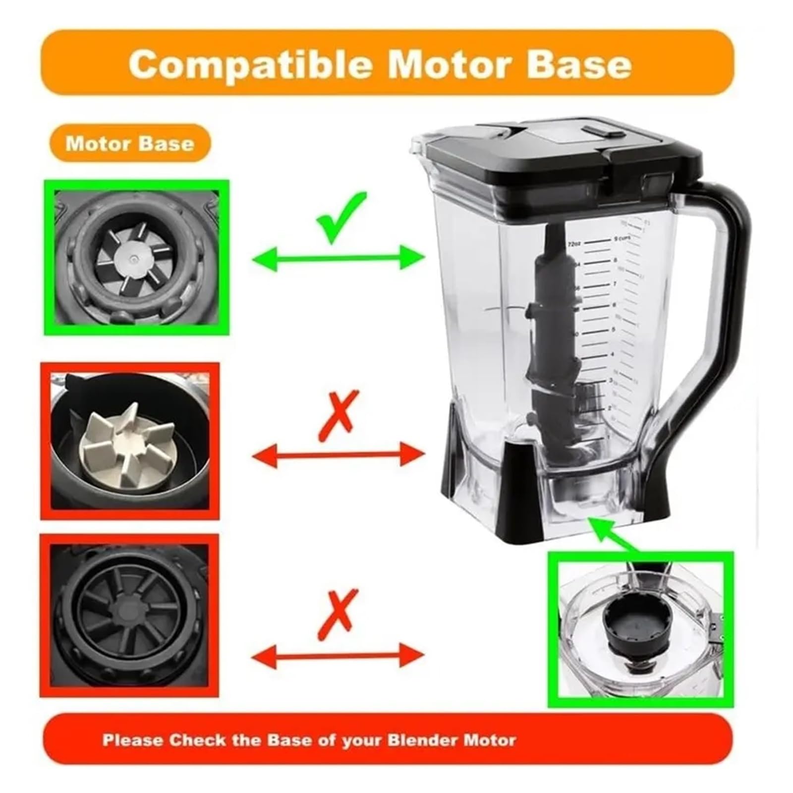 Reemplazo De Jarra De Licuadora, Compatible con Ninja,BL660 BL770