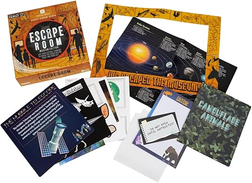 Miniatura 3 de Talking Tables Juego de sala de escape con temática de museo para niños, resuelve rompecabezas y códigos únicos para encontrar la salida a tiempo.