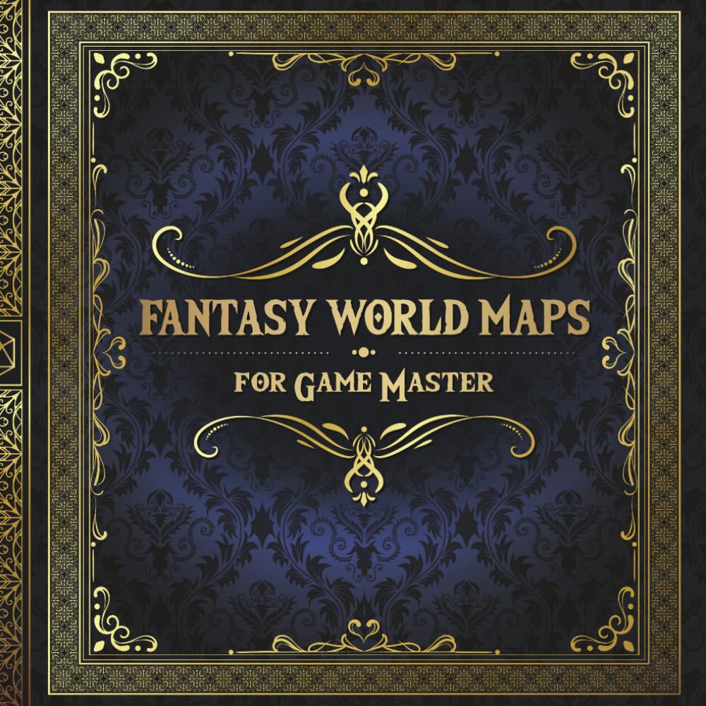 Fantasy World Maps for Game Master: 50 Unique and Customizable Regional Maps for Tabletop Role-Playing Games