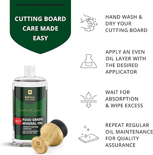 Vista 7 de ROYAL CRAFT WOOD Tablas de cortar de bambú para cocina, tablas de cortar de madera con ranura para jugos, juegos de tablas de cortar de madera