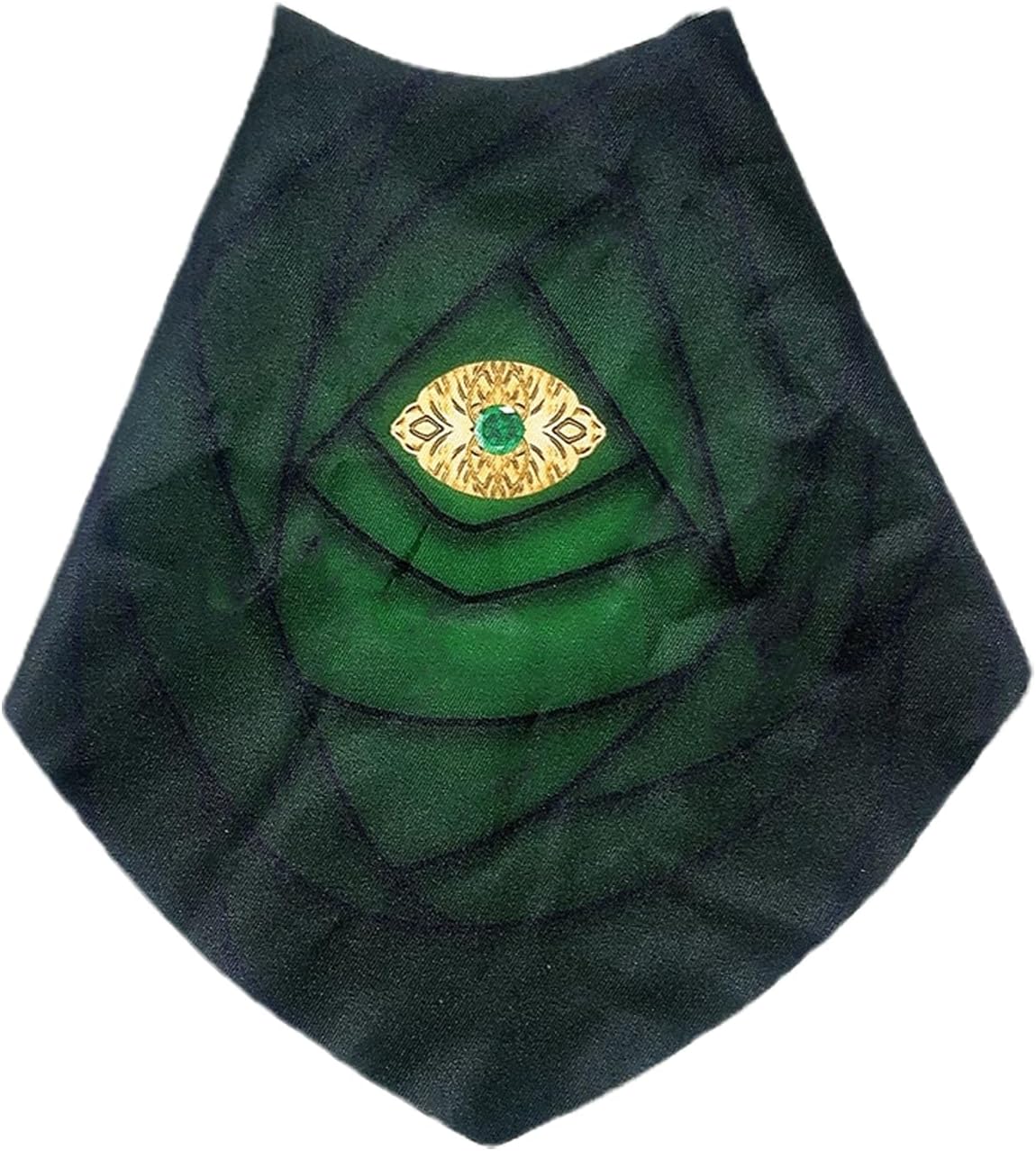 Men Wizard Costume Full Set Coat Cravat Checkered Pants Halloween Party Dress Up Outfit Emerald Green