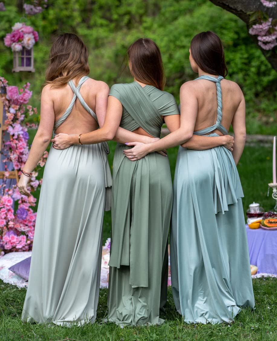 Damen Wickelkleid in Verschiedenen Richtungen Formales Kleid