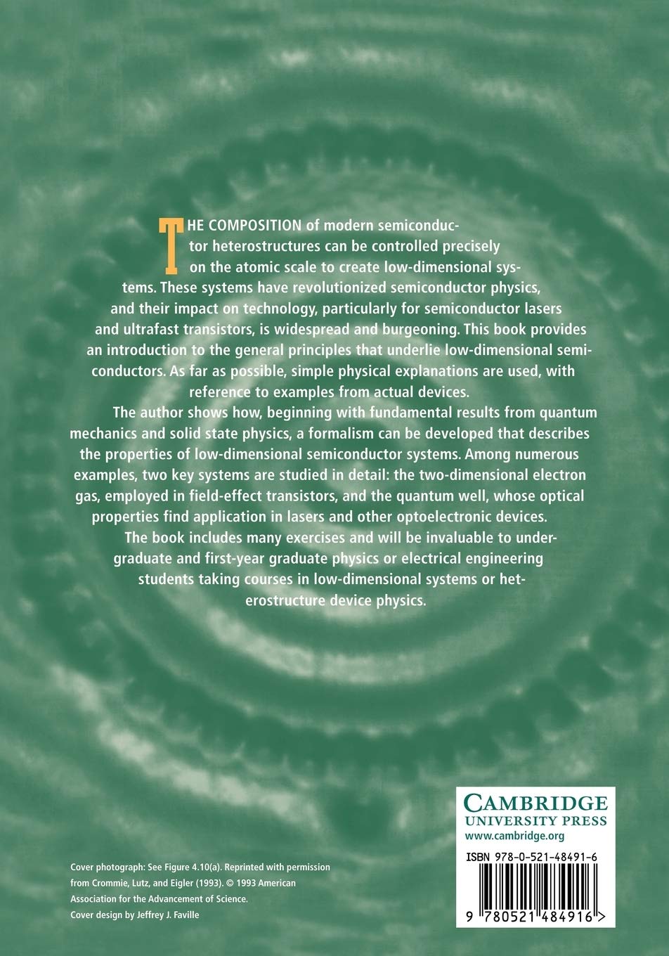 The Physics of Low-dimensional Semiconductors: An Introduction