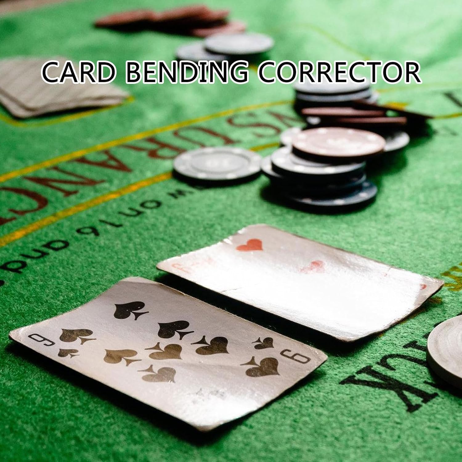 Portable Cards Flattener Tool Game Accessory for Straightening Bend Cards for Home and Travel Daily Use Portable Card Press