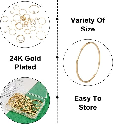 Vista 160 de FASHEWELRY Anillos de acero inoxidable 70cs con eslabones de corazón, 4 tamaños, de metal con forma de corazón, bisel abierto, conectores