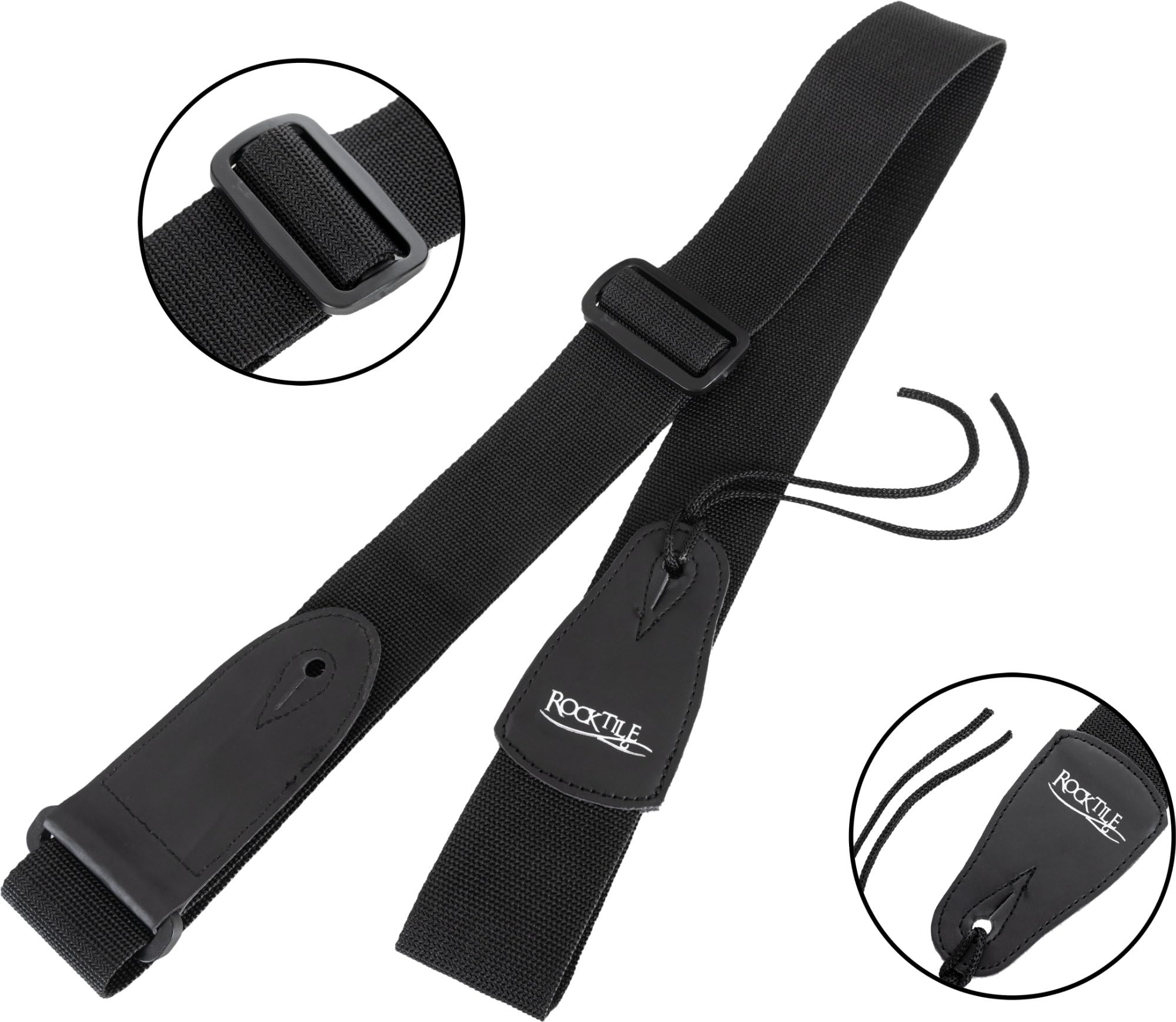 Rocktile L-50B Junior 3/4 Mensur SET (E-Gitarre für Kinder von 6-12 Jahren, Verstärker, Gurt, Kabel) schwarz