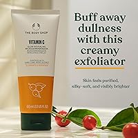 Vista 3 de The Body Shop Microdermoabrasión que aumenta el resplandor de vitamina C - Exfoliación para piel cansada y opaca - Vegano - 3.4 fl oz