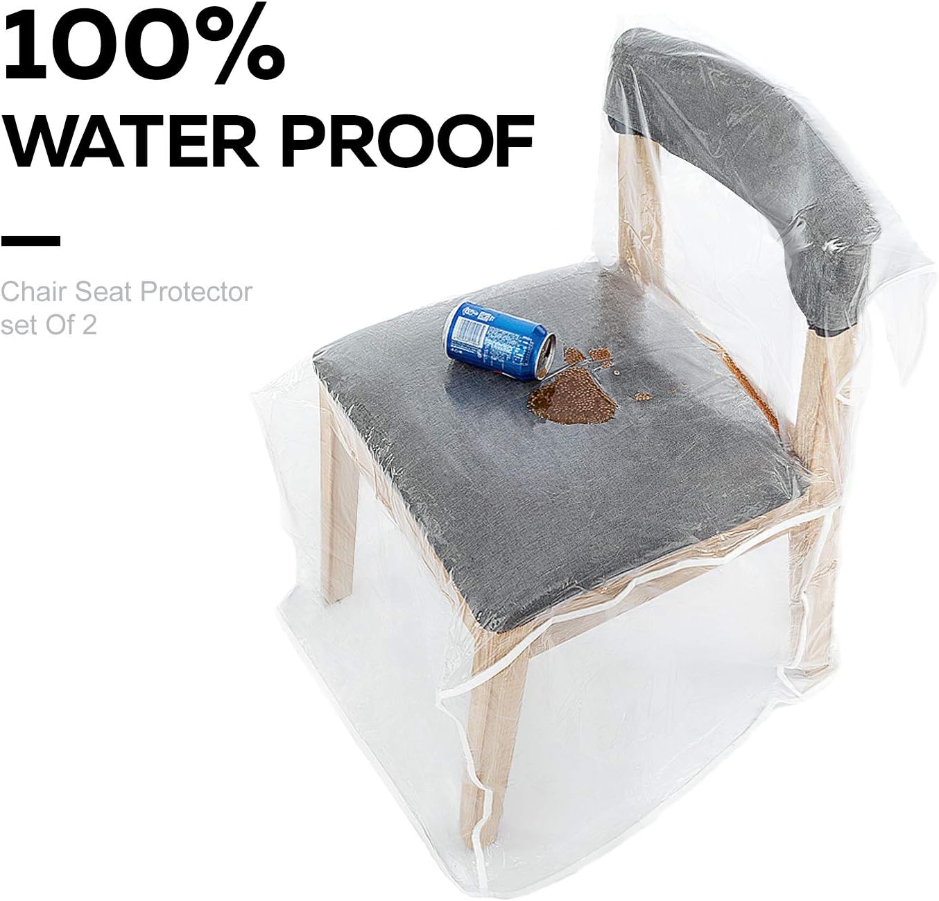 Flash Deals - 70% OFF Wener Dining Chair Slipcovers Waterproof Spill Resistant Removable Dinning PVC Clear Chair Covers Chair Protector Bigger Size for Most Chairs (Set of 4) Hottest Sale Wener Dining Chair Slipcovers Waterproof Spill Resistant Removable Dinning PVC Clear Chair Covers Chair Protector Bigger Size for Most Chairs (Set of 4)