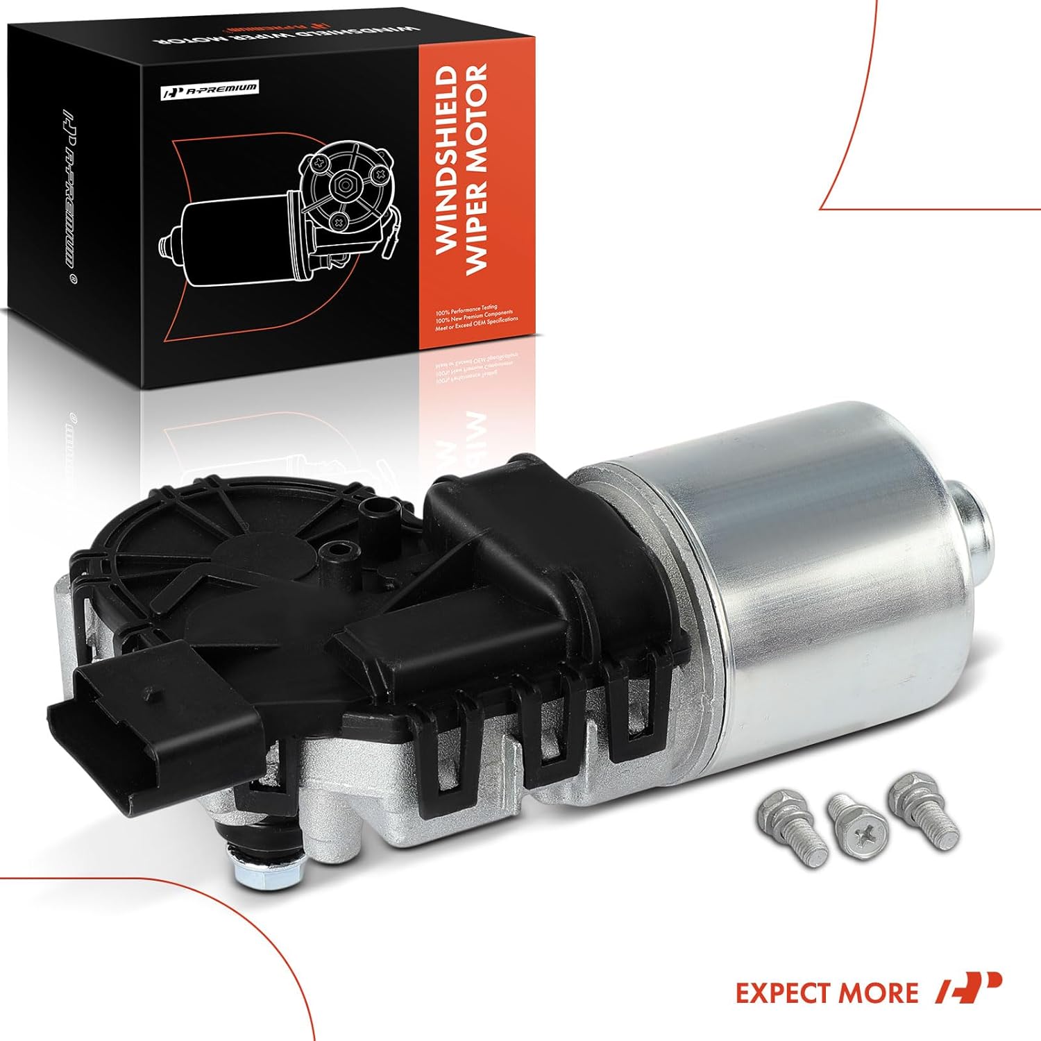 A-Premium Front Windshield Wiper Motor Compatible with Kia Sorento 2019-2020, Telluride 2020, Seltos 2021 & Hyundai Santa Fe 2019-2020, 5-Pin