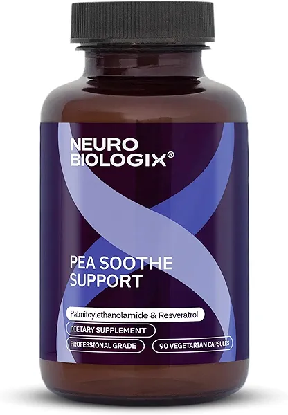 PEA Soothe Support Natural Relief Formula - PEA Supplement Featuring PEA & Resveratrol to Support Nerve Function & Reduce Sensitivity - Promotes Recovery, Mental Clarity, Energy & Everyday Balance