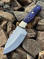 Vista 1 de Poshland Cuchillo de acero de Damasco hecho a mano de 9 pulgadas Full Tang Skinner (BC-1096)