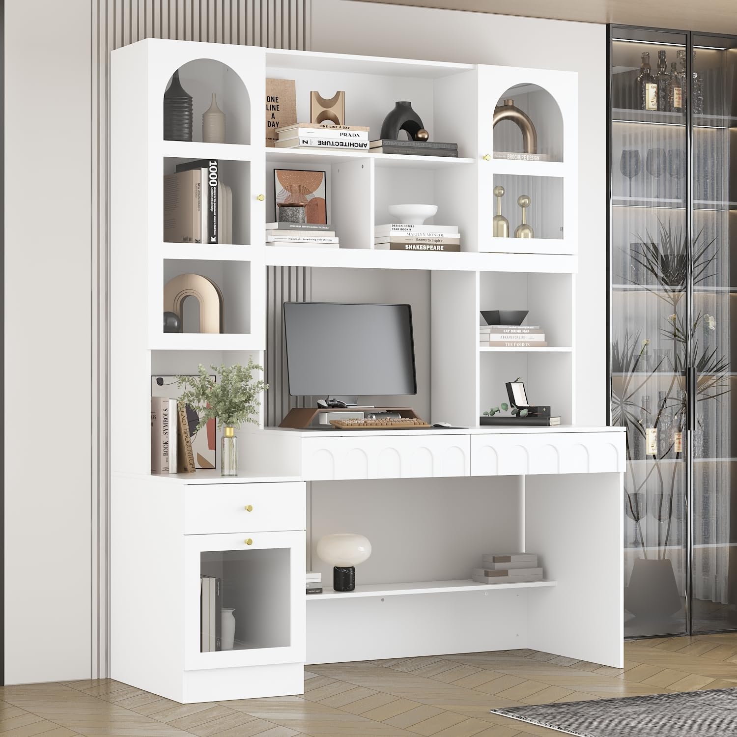 Amazon.com: ECACAD Large Computer Desk with 79.1