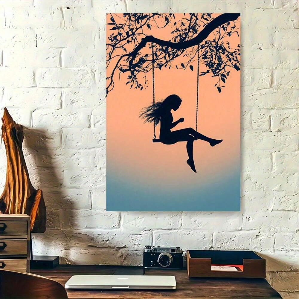 Lienzo de colores de atardecer para llenar de calma e inspiración tu zona de descanso