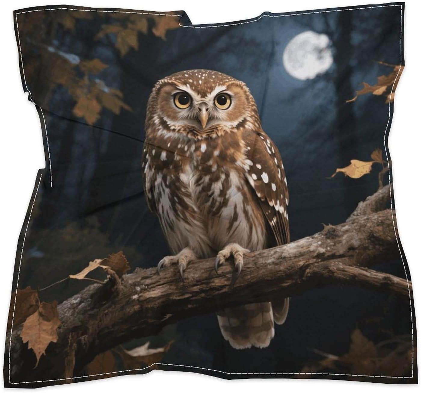 Owl Multi-purpose Bandana Print Square Scarf