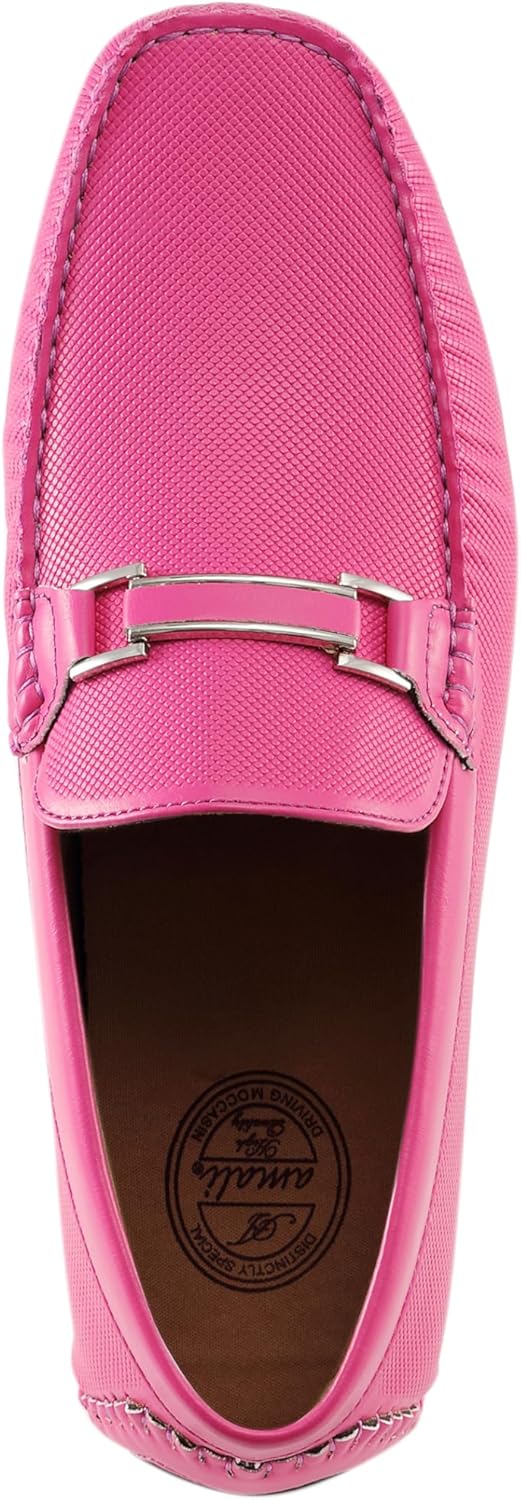 Amali Cola - Driving Moccasins for Men – Mens Slip On Loafers, Moccasins, Slip-on Dress Shoes - Driving Loafers with Matching Color Bit - Image 3