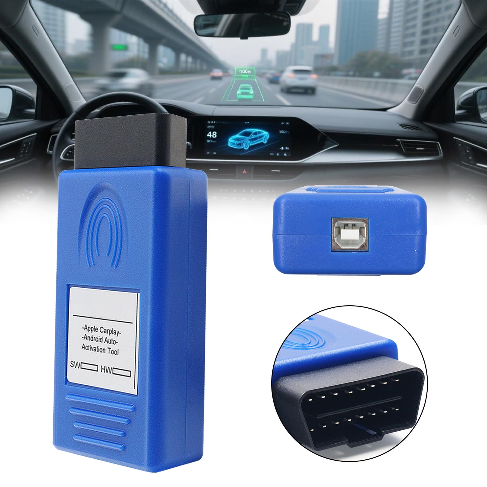 Narzędzie do aktywacji samochodu, aktywator OBD, kompatybilne z CarPlay i Android Auto, pasuje do NTG5S1 A/B/CLA/GLA/GLE/CLS