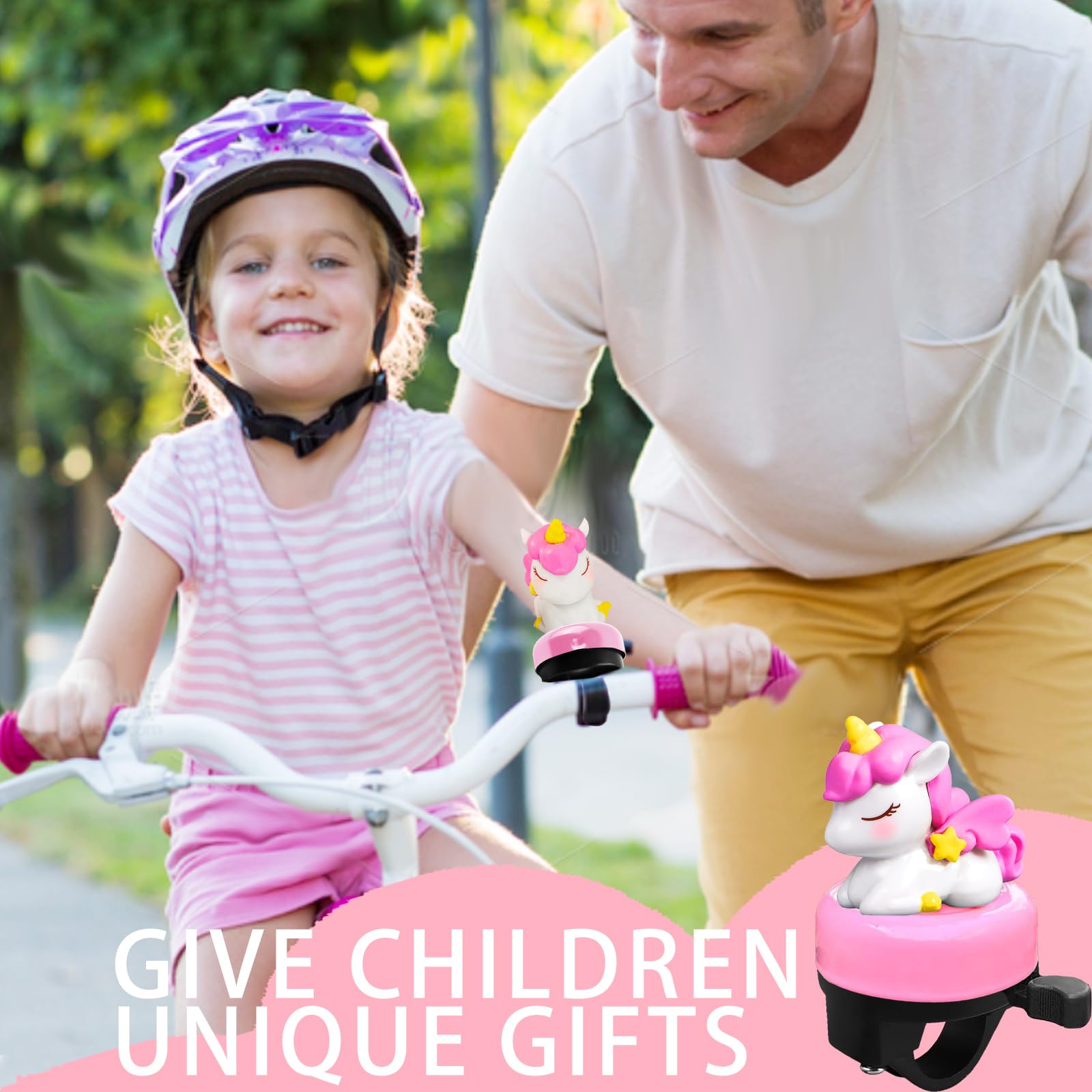 Kinderfietsbel voor jongens, peuters, schattige stuurbel voor