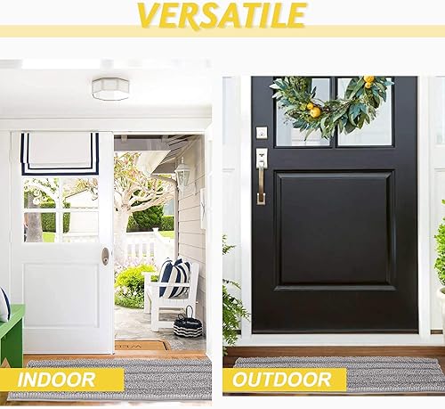 Vista 113 de NICETOWN Tapetes de baño antideslizantes (verde cáscara, 20 x 32 + 17 x 24 pulgadas)