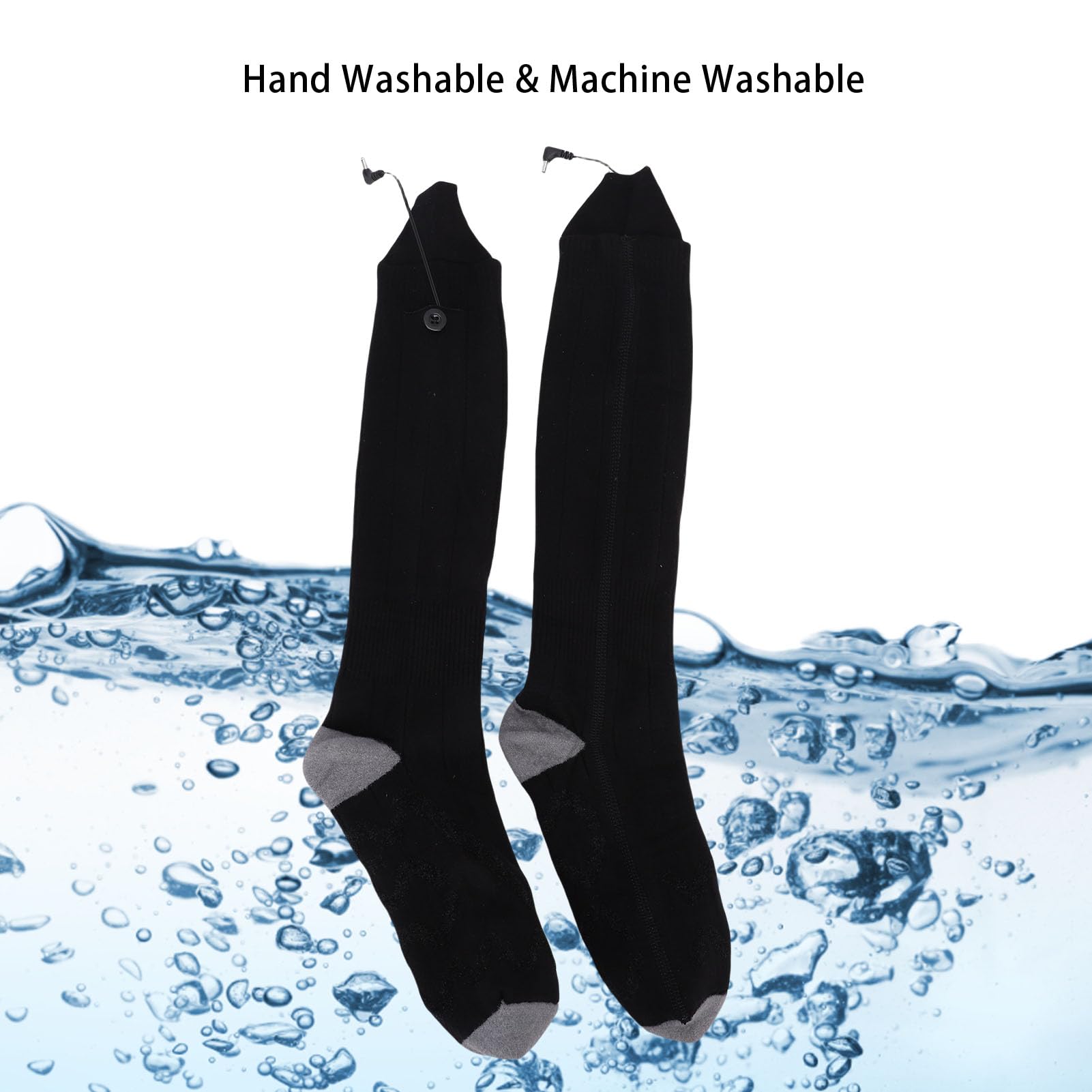 Calcetines Térmicos Eléctricos Hombres Mujeres Calcetines De Batería, Control De Temperatura Inteligente, Ajuste Cómodo, Térmicos Cálidos De Invierno Para Esquí Ciclismo Senderismo, Algodón