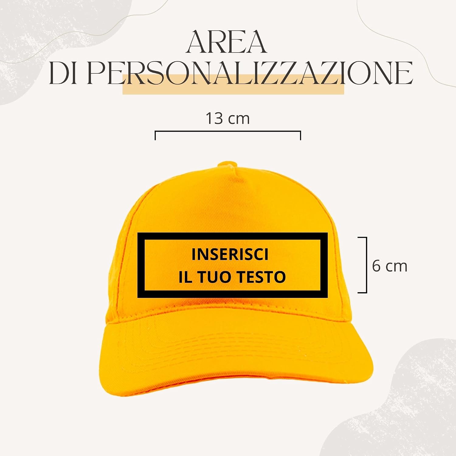 woolove - Cappellino Sportivo Ricamato con Scritta Personalizzabile in  Cotone Taglia Unica con Linguetta Regolabile in Velcro sul Retro Unisex -  Bianco : Amazon.it: Abbigliamento