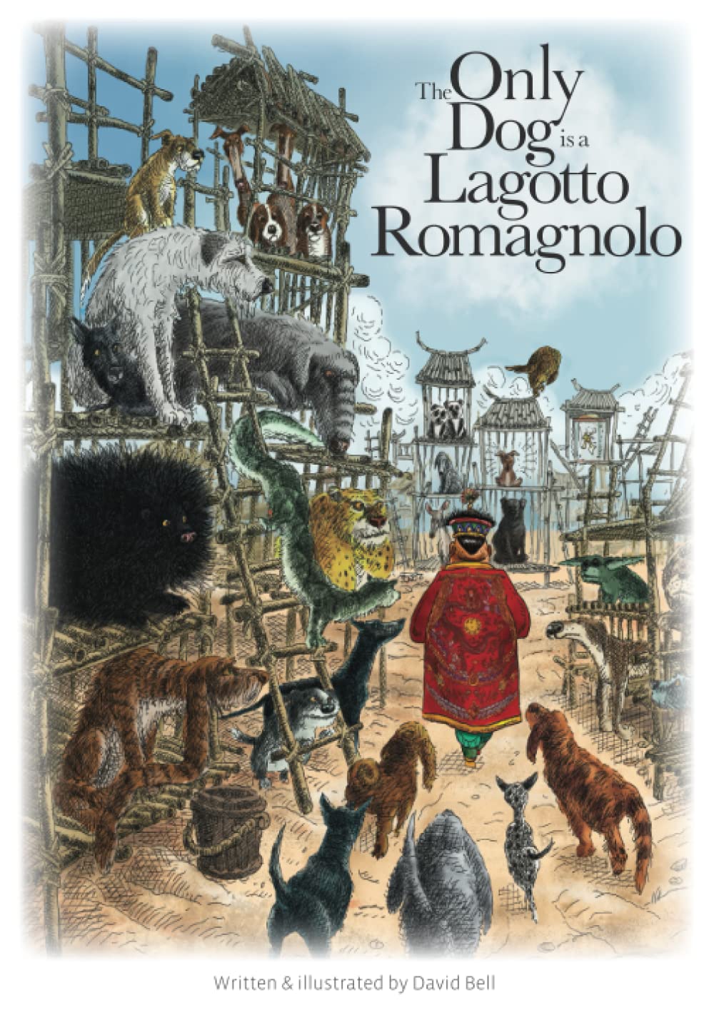 The Only Dog is a Lagotto Romagnolo