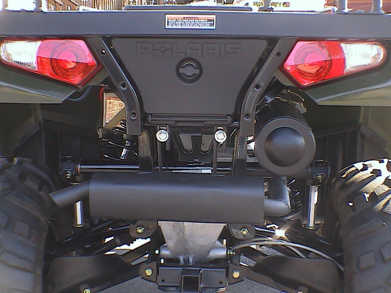 The Silent Rider ATV Silencer BT-74 compatible with Polaris Sportsman 335/400/450/500/600/700/800 single exhaust (1996-14) Sportsman 450/570(2014-25)