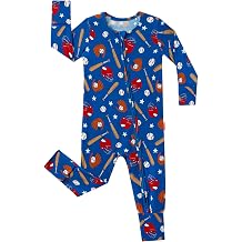Footless Pajamas Baby Boy Girls, Viscose from Bamboo Baby Pajamas, Two Way Zipper Sleepers, Newborn Pjs