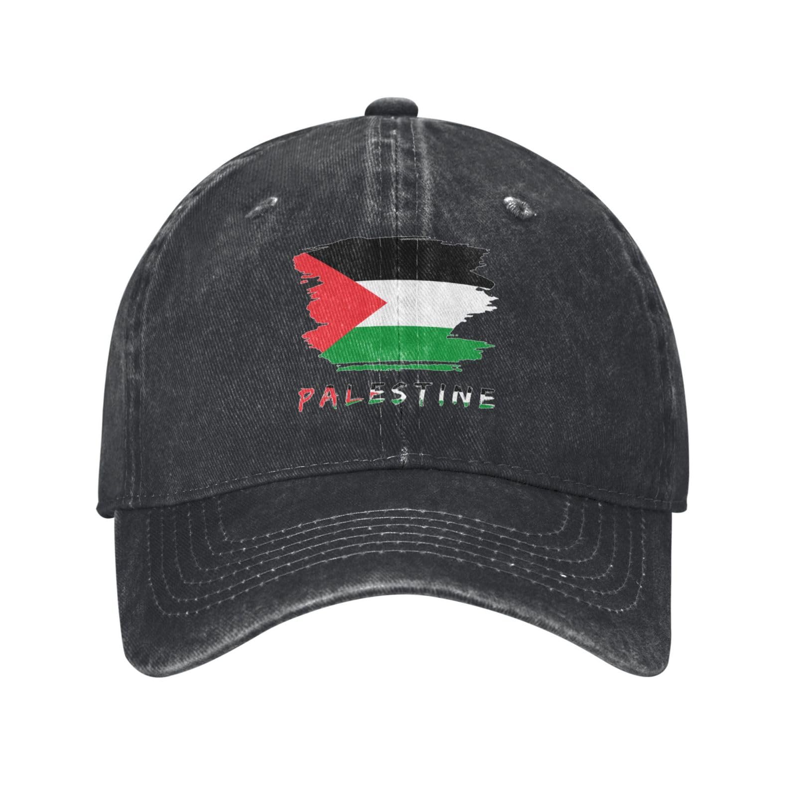 Kwqdozf Unisex Vintage Palestine Palestinian Flag Vintage Baseball Cap For Men Women