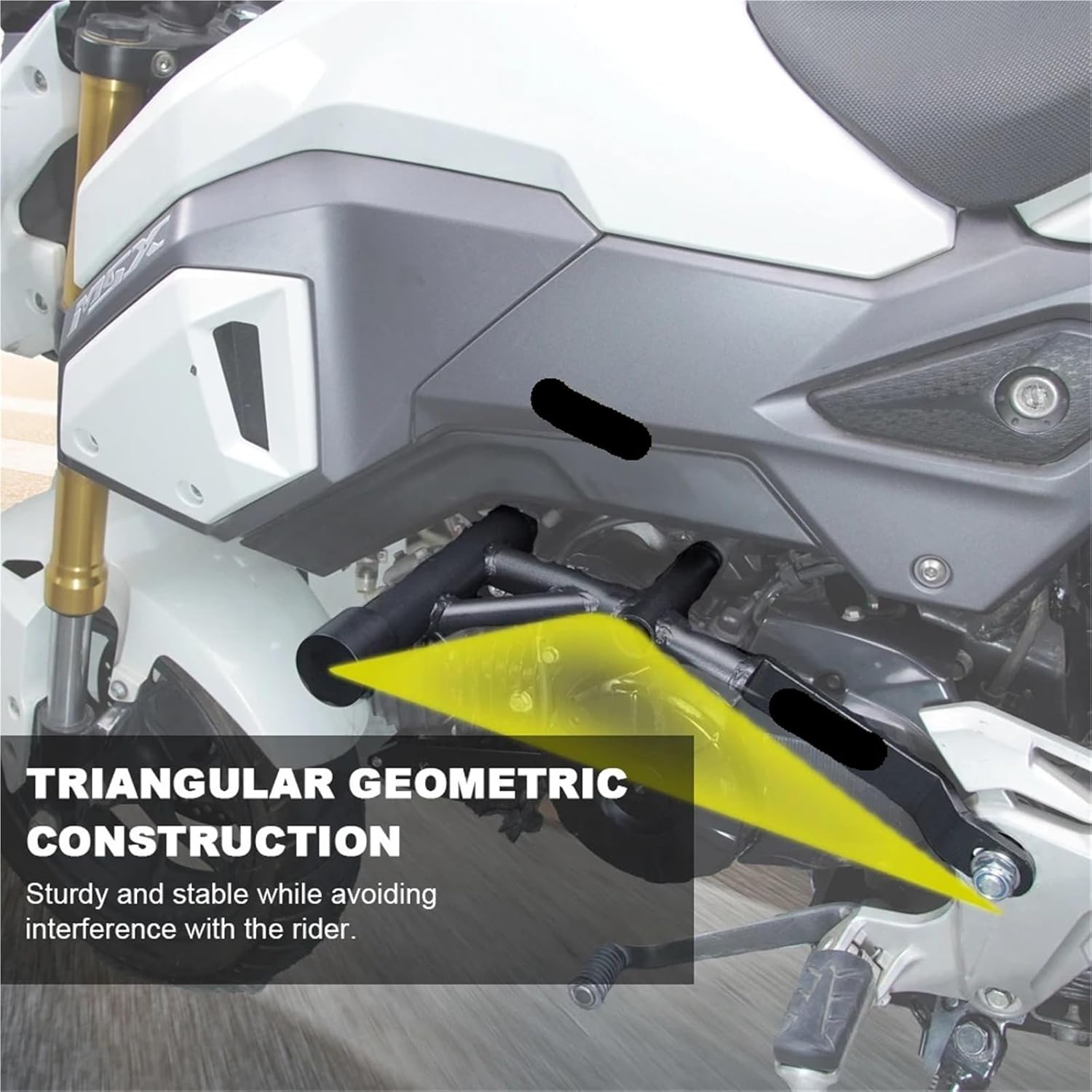 Motorcycle Crash Bars for Honda Grom 125 MSX125 2014 2015 2016 2017 2018 2019 2020 Stunt Cage Engine Guard Bumpers Protectors