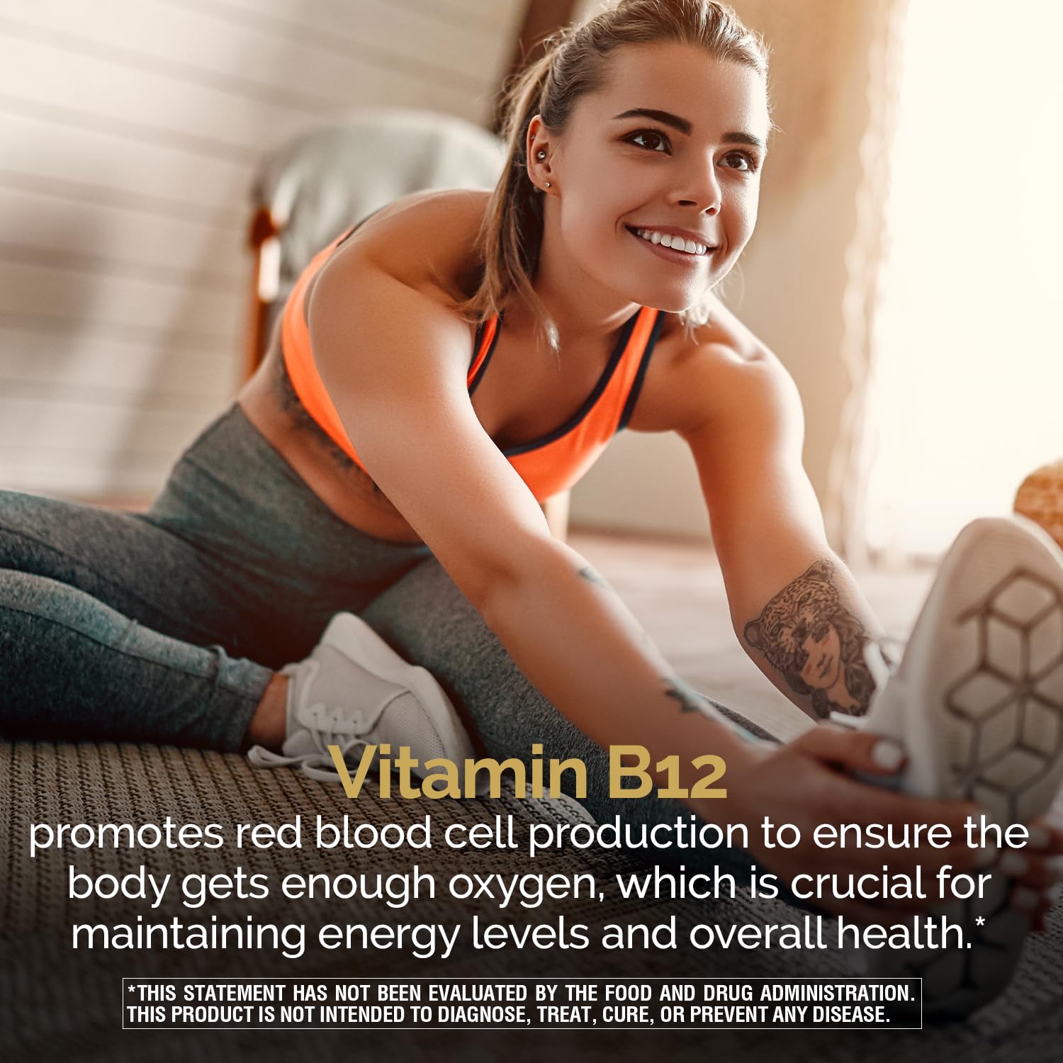 Nature's Wonder Vitamin B12 1000mcg Timed Release Steady Energy 150Tablets — Amazon image 4