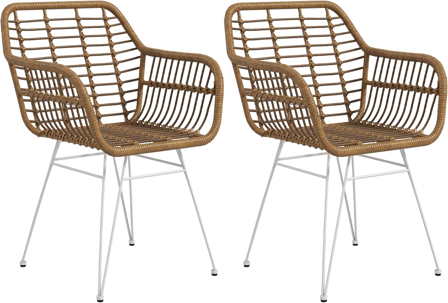 HOMCOM Set de 2 Sillas