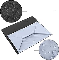 Vista 3 de Funda protectora Luxja compatible con batidora de pie de 4.5 y 5 cuartos de galón, funda de tela con bolsillos para batidora de pie y accesorios