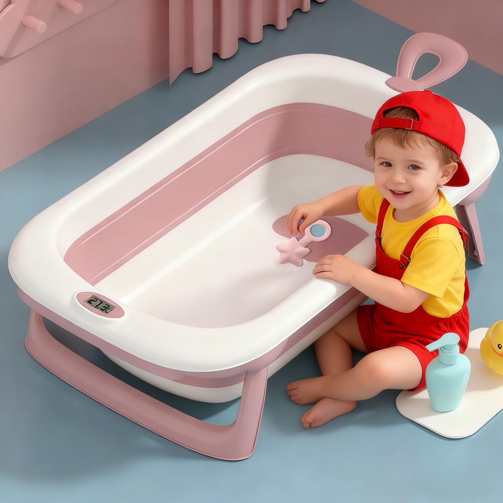 Tappo per Vasca Antigoccia E Sigillatura Sicura 2 Pezzi | Tappo In Silicone Per Scarico Vasca Per Bambini Ragazzi Ragazze In Età Prescolare Casa Asilo Appartamento Affitto