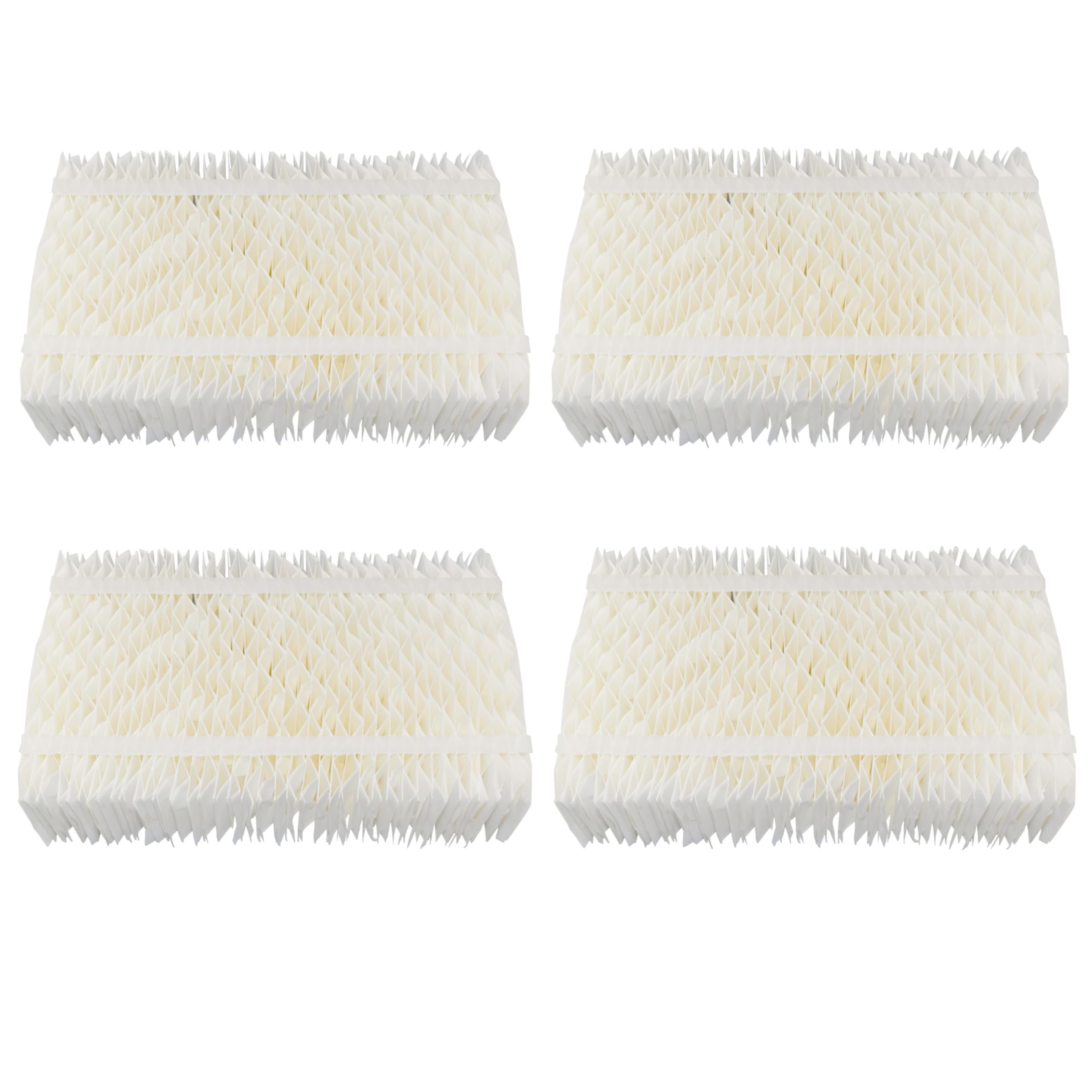 HQRP4-Pack Wick Filter Compatible with Emerson MoistAIR 1205, 1211, 2412, HD500, HD6200, HD7002, HD7005, HD70020, HD70021, HD70050 Humidifier