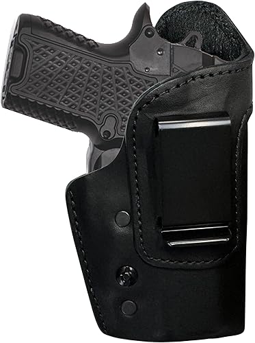 Urban Carry LockLeather IWB - Funda híbrida de cueropolímero seguro y cómodo para una ocultación óptima  Opciones de mano izquierda y derecha